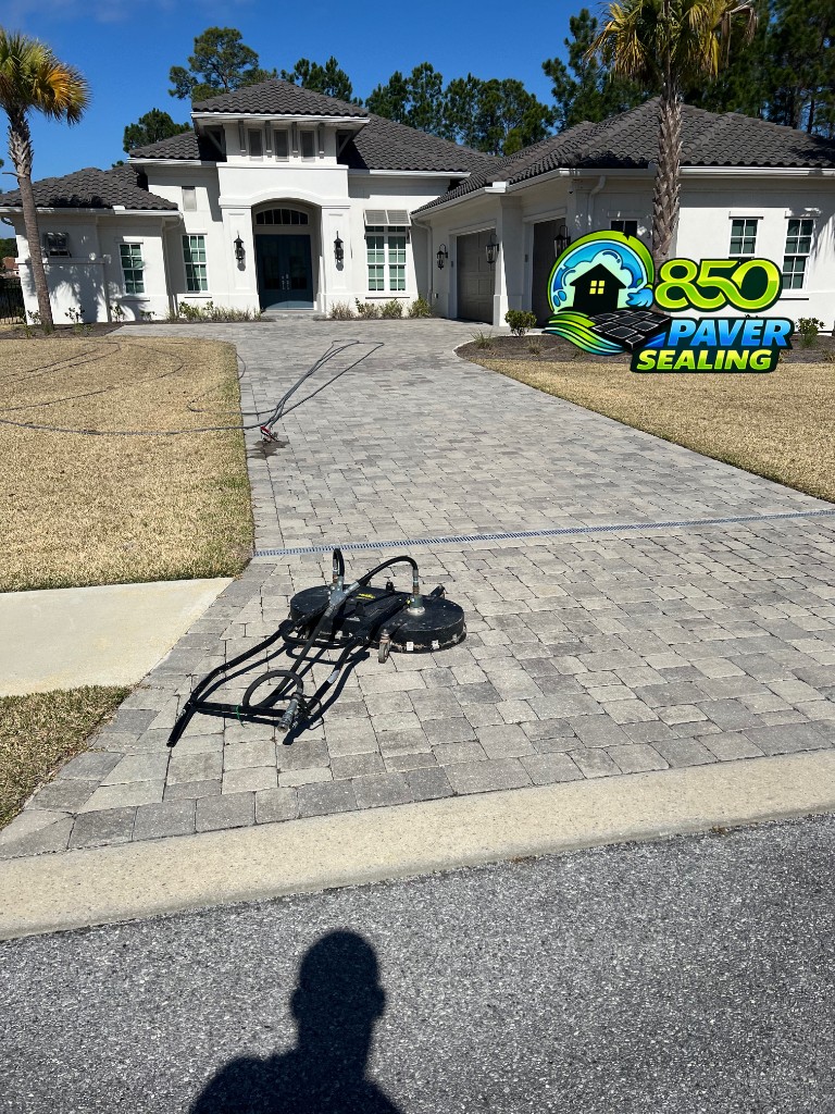 Paver sealing and repair project 3 in Panama City Beach FL