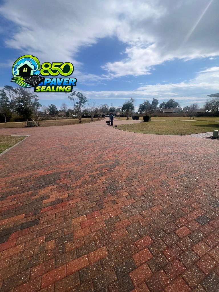 Paver sealing service in Panama City Beach FL - Trident Certified Master Technicians