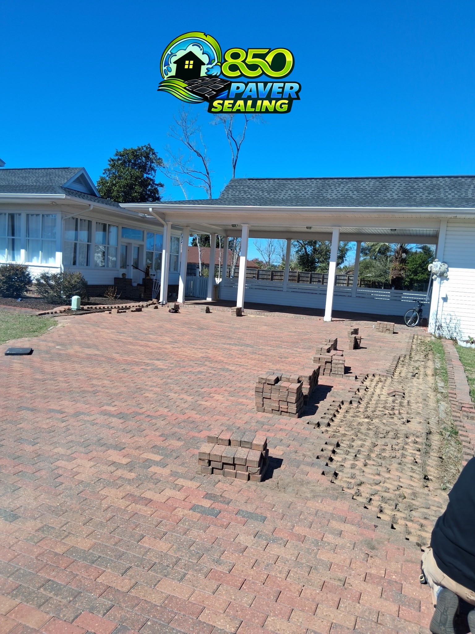 Paver Repair service in Panama City Beach FL